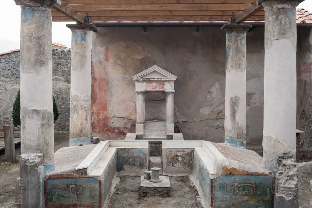 Pompei, Casa dell'Efebo Regio I 7,10-12.19 - Epoca di scavo 1912, 1925/27