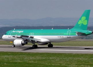 Aer Lingus, photo by Arpingstone on wikipedia.org