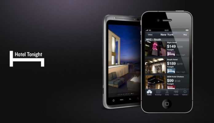 La App HotelTonight.