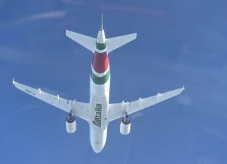 Un A319 di Alitalia