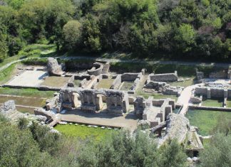 Il sito archeologico di Butrinto, Albania.