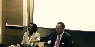 Najib Balala, nuovo Ministro del Turismo del Kenya, e Jacinta Nzioka-Mbithi, CEO Kenya Tourism Board a Milano