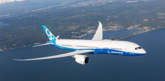 Un boeing 787 Dreamliner.