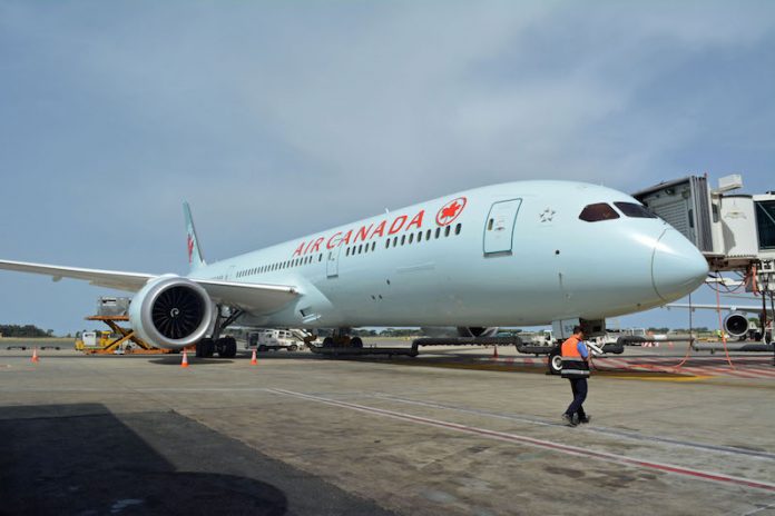 Il Boeing 787-9 Dreamliner di Air Canada
