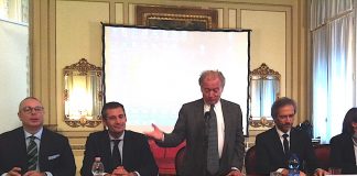 Da sinistra, Marco Peci; Beppe Banchini; Franco Iseppi; Lamberto Mancini