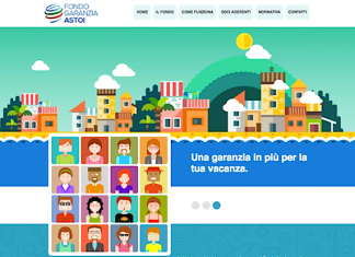 La homepage del nuovo sito Fondo Astoi