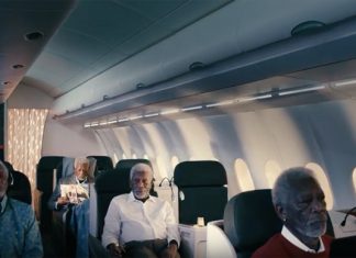 Morgan Freeman nello spot di Turkish Airlines