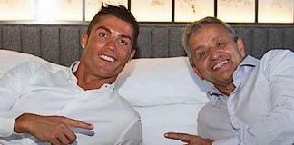 Cristiano Ronaldo e Dionisio Pestana