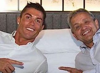 Cristiano Ronaldo e Dionisio Pestana