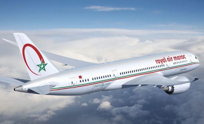 Un aereo Royal Air Maroc