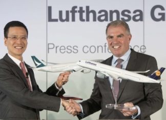 Accordo di code-sharing tra Cathay Pacific e Lufthansa Goup