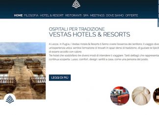 Sito rinnovato per Vestas Hotels & Resorts