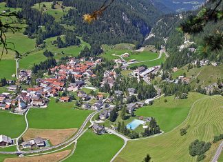 Bergün, in Svizzera