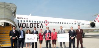 Volotea festeggia il passeggero numero 12 milioni